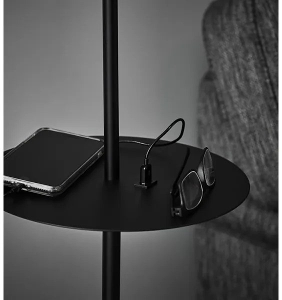 Markslöjd 107307 - Lampadar cu USB LINEAR 1xE14/40W/230V