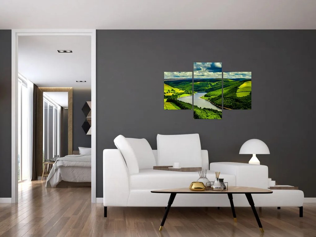 Tablou - Peisaj verde (90x60 cm)