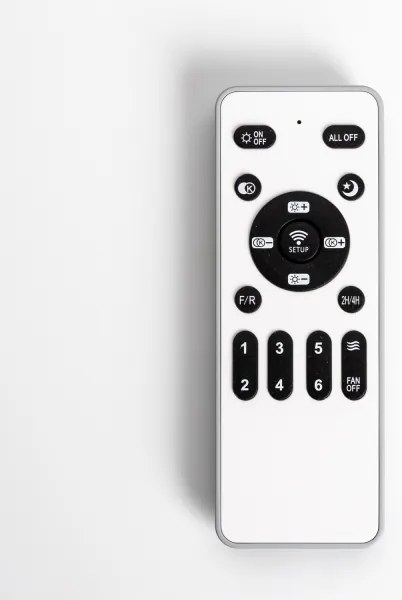 Plafonieră LED dimabilă cu ventilator Brilagi RONDA LED/48W/230V alb + telecomandă