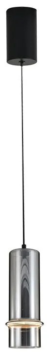 Pendul LED, SMOKE GLASS-BLACK, ZB-2533