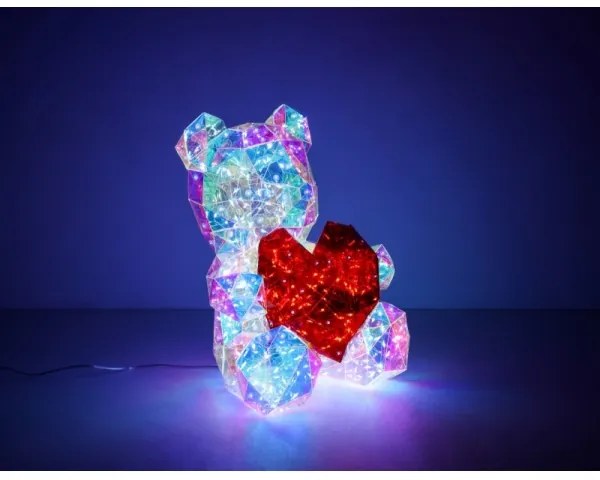 Decorațiune LED de masă Globo 28058 BRONDAR LED/6W/5V USB ursuleț