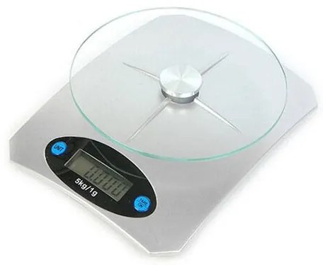 Cantar electronic de bucatarie, Verk Group, max 5 kg, afisaj digital, 2xAAA, suprafata de sticla