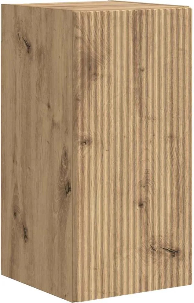 vidaXL Dulap TV de perete Pe perete Stejar artizanal 30 x 31 x 60 cm