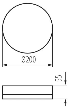 Plafonieră LED industrială cu senzor Kanlux 37298 IPER LED/10W/230V IK10 IP65 rotund