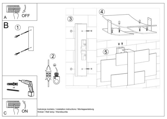 Aplică perete CELIA 2xG9/40W/230V crom/alb
