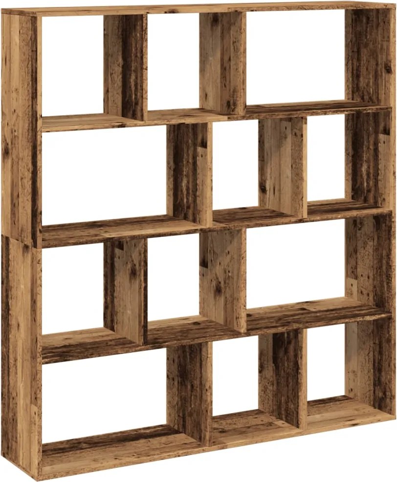 vidaXL Bibliotecă, lemn vechi, 132x29x141,5 cm, lemn prelucrat