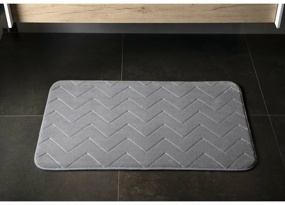 GEDY 96MS508008 Covoraș de baie Mousse gri , 50 x80 cm