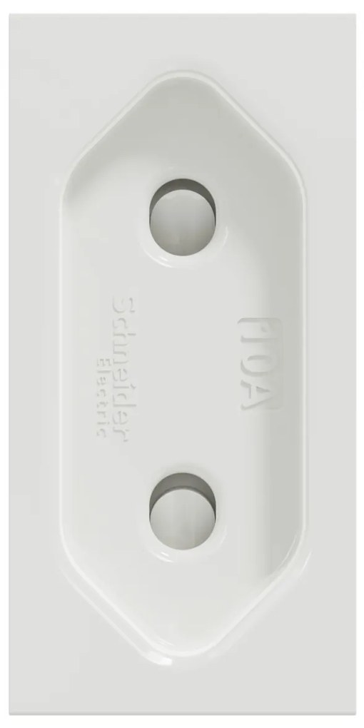 Priza simpla, 1 modul, 10A, alba, Schneider Noua Unica