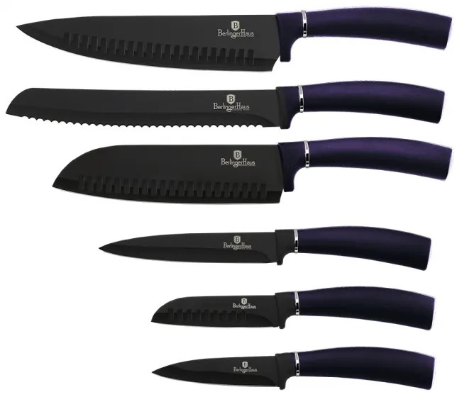 Set de cutite 6 piese Purple Berlinger Haus BH 2559