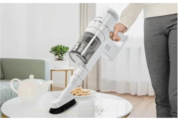 Sencor Aspirator vertical wireless 2în1 250W/2200 mAh alb