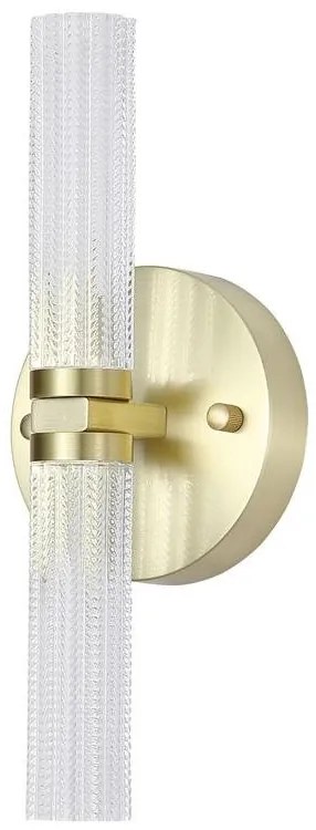 Aplica LED de perete baie metal alama IP44 Aberdeen 2