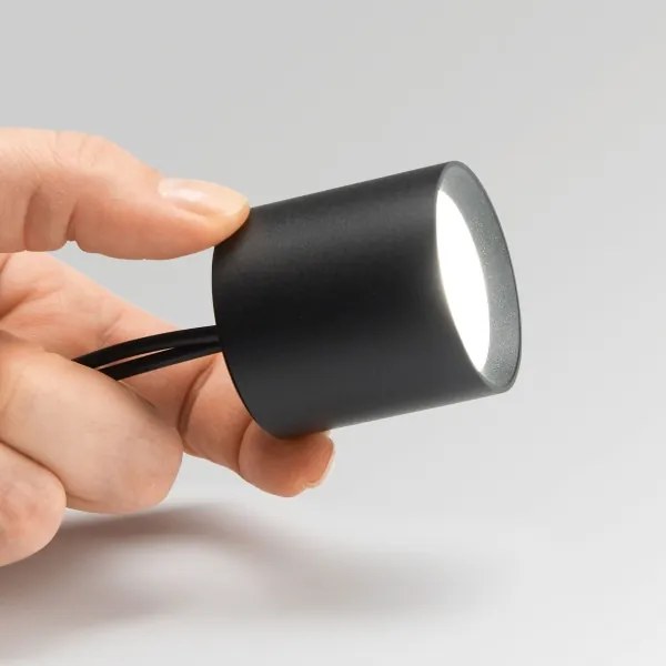 Spot LED dimabil Ideal Lux NITRO LED/4W/230V d. 4,2 cm CRI 90 negru