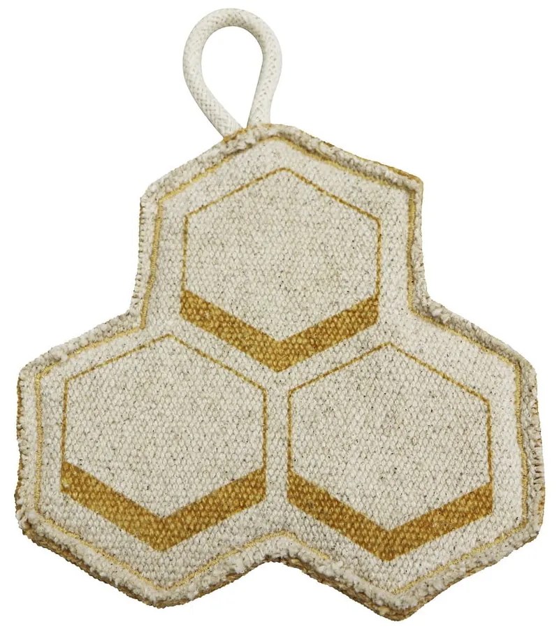 Covor de joacă pentru copii crem din bumbac 90x130 cm Pollination – Lorena Canals