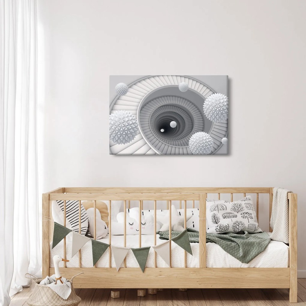 Tablou cu abstracție 3D (90x60 cm)