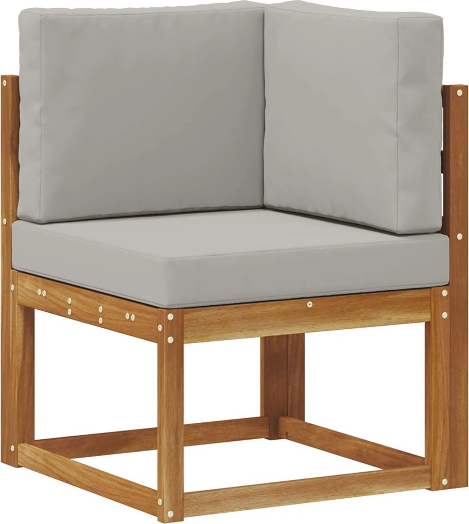 vidaXL Sofa Colțar pentru Exterior Lemn Solid de Acacia