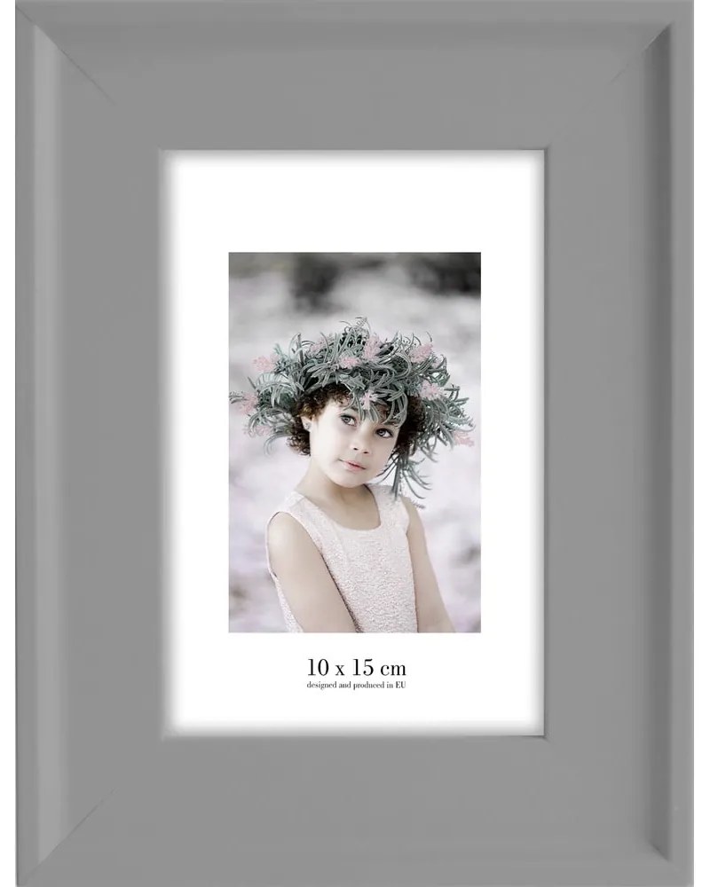 Ramă foto de perete Styler Malaga, 17 x 22 cm, gri