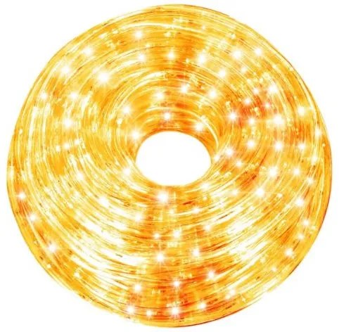 Instalație luminoasă - tip șarpe 9m 217LED 8 funcții, Alb cald