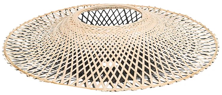 Abajur oriental din bambus 50 cm - Rina