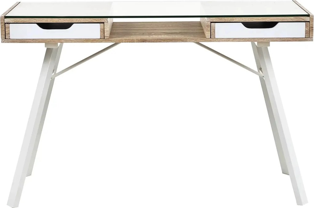 Birou B33, stejar sonoma/alb, 120x60x76 cm