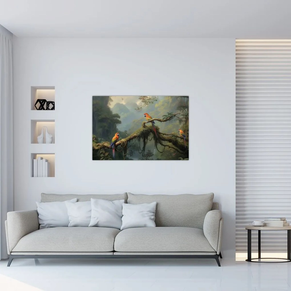 Tablou - Pădure tropicală (90x60 cm)