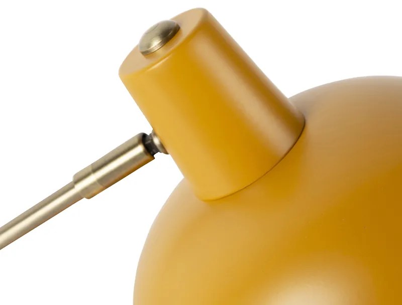 Lampă de masă inteligentă galbenă cu bronz, inclusiv WiFi P45 - Milou