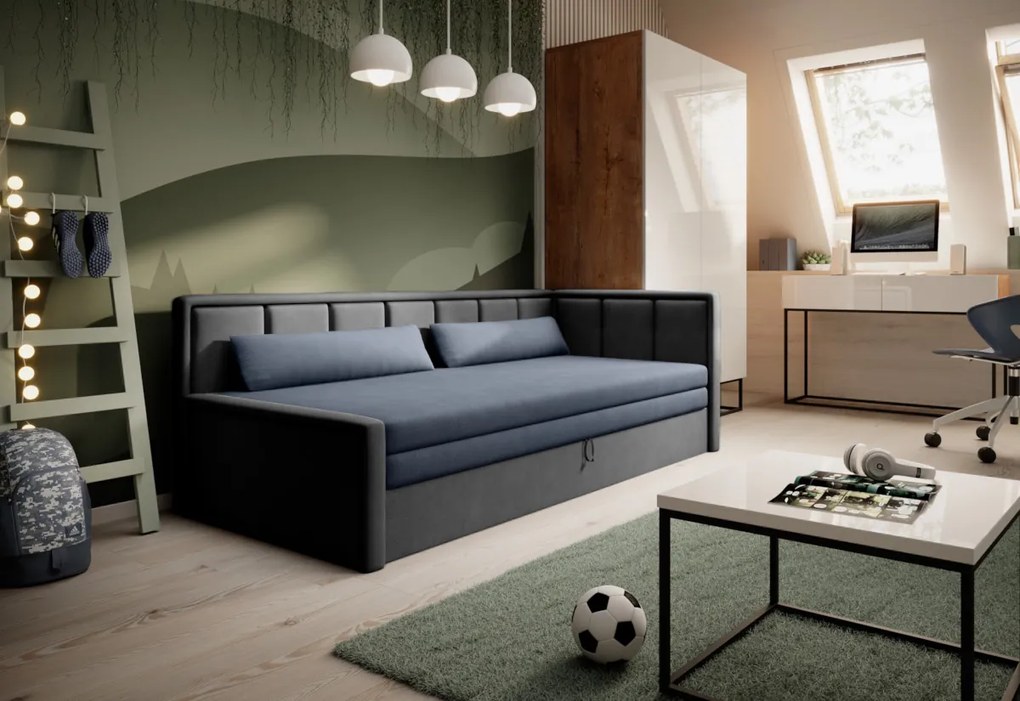 Supermobel Canapea FULGENO, 214x77x82, poco 04/poco 10, stanga