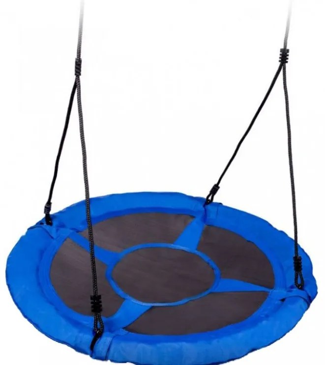 Leagăn tip cuib de barză 95cm albastru