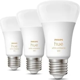 Set de 3 becuri LED dimabile Philips Hue WHITE A60 E27/6W/230V 2200-6500K