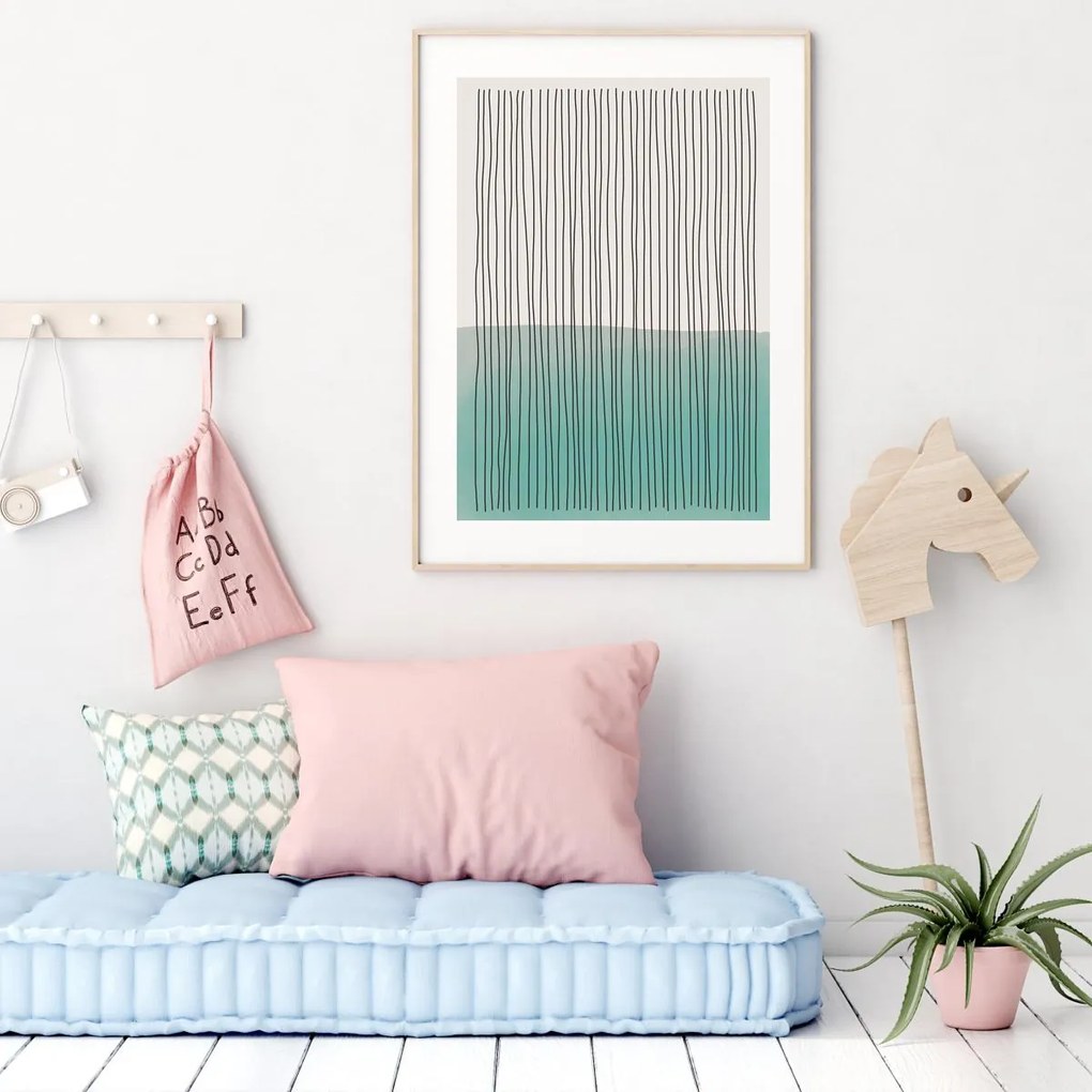 Poster - Abstracție pictată (A4)