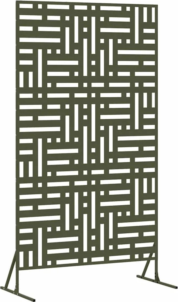 vidaXL Ecran de intimitate Oliv 100 x 50 x 180 cm Oțel
