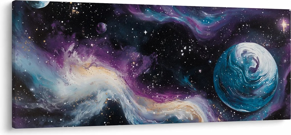 Tablou - Univers pictat (120x50 cm)