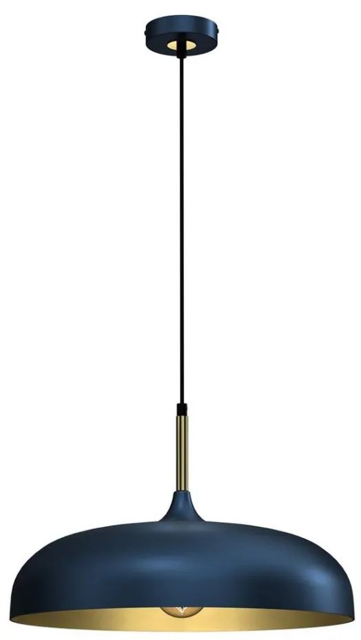 Lustră pe cablu Brilagi ABRAHAM 1xE27/60W/230V d. 45 cm albastru