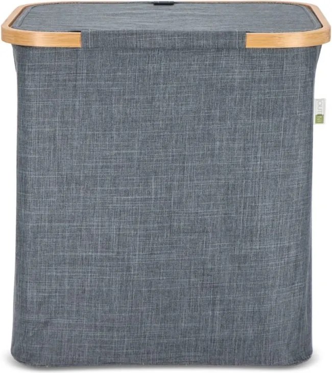 Cos de rufe NOLVIO 50 L, albastru-gri