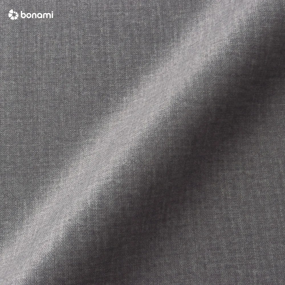 Colțar cu tapițerie din catifea și șezlong pe partea dreaptă Windsor &amp; Co Sofas Vesta, gri