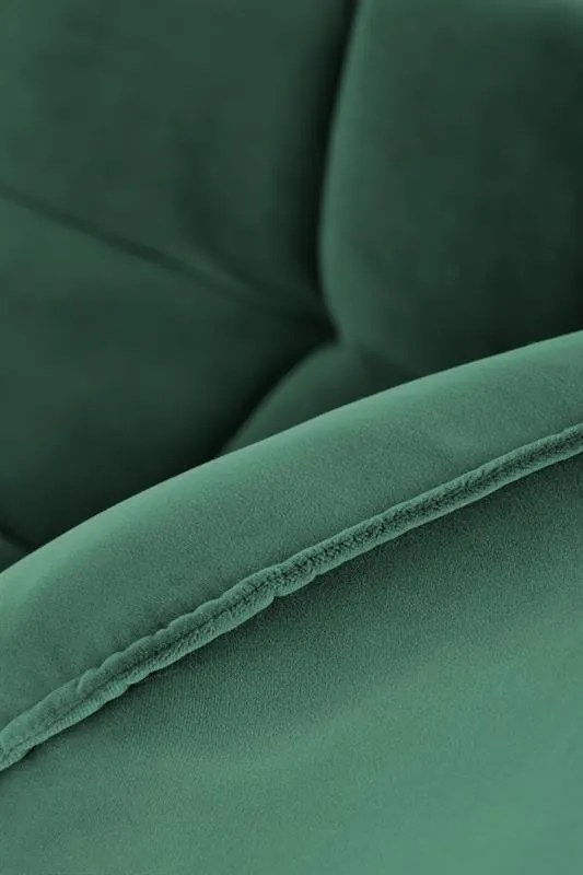 Fotoliu Belton velvet verde H78 cm
