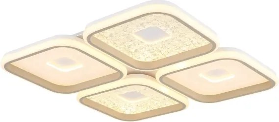 Globo 48097-60 - Plafonieră LED dimabilă MOSAIKO LED/55W/230V 54x54 cm+telecomandă