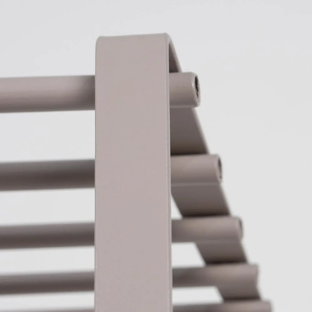 Cuier de perete gri-bej cu raft din metal Rex – Spinder Design