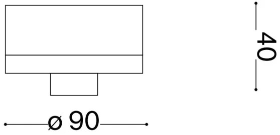Ideal Lux - Plafonier exterior CLIO 1xE27/42W/230V IP44 alb