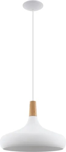 Eglo 96983 - Lustr SABINAR 1xE27/60W/230V, pr. 40 cm, alb