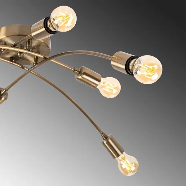 Lustră aplicată BANANA 8xE27/40W/230V