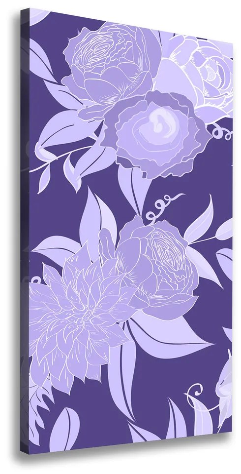 Print pe canvas Model floral