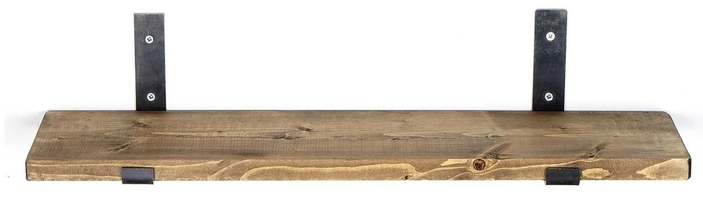 Raft decorativ de perete Dupone 9 (Nuc + negru) . 1093659