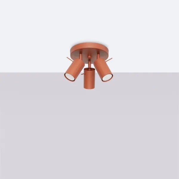 Spot Sollux SL.1509 RING 3xGU10/10W/230V roșu