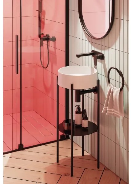 Baterie de duș Deante ALPINIA BGA_N40M, neagră