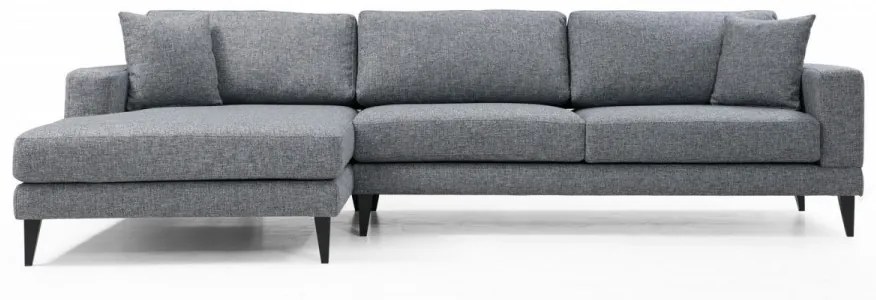 Coltar extensibil Nordic Corner Left (Chl+3R), Gri Inchis