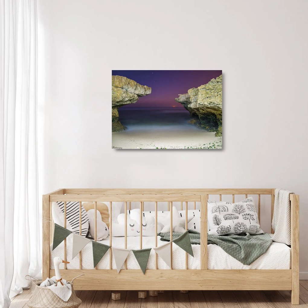 Tablou pe sticlă - recif de mare (70x50 cm)
