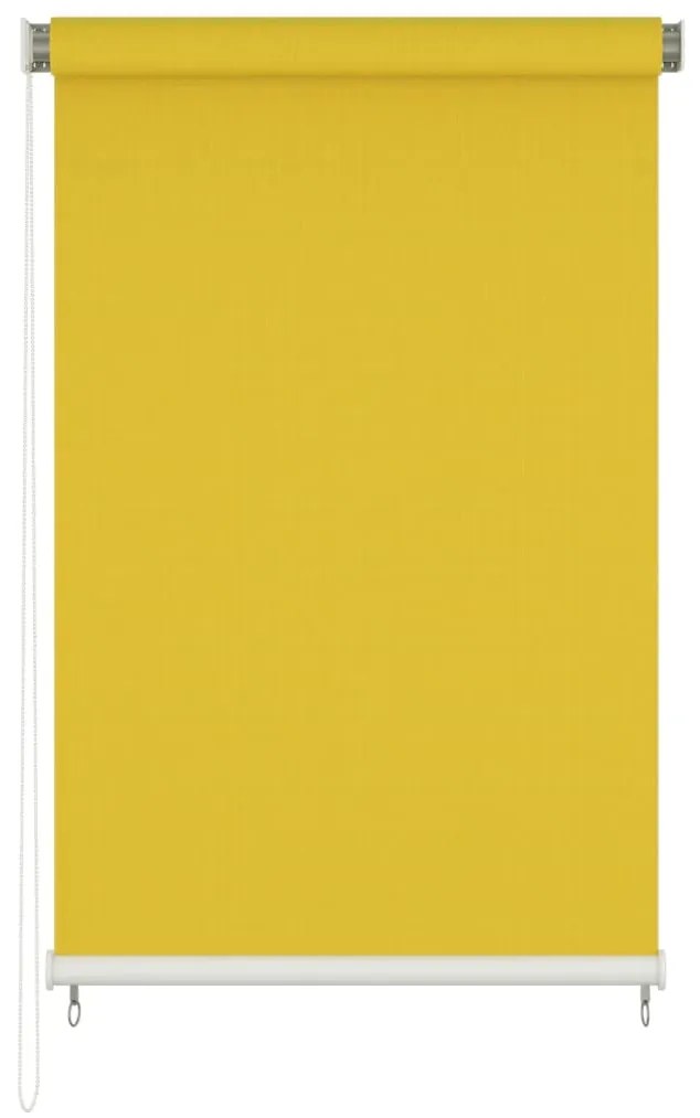 Jaluzea tip rulou de exterior, galben, 60x230 cm Galben, 60 x 230 cm