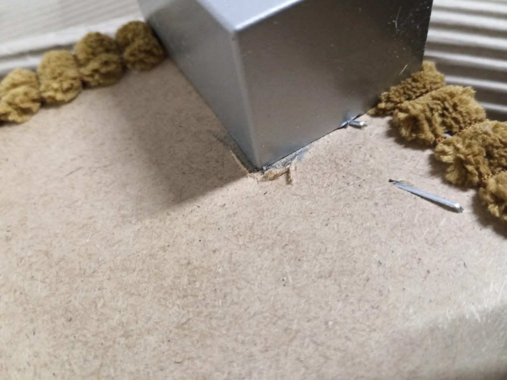 OFERTA Taburet mustar SMART COSARO cu spatiu de depozitare 65x65 cm II. calitate