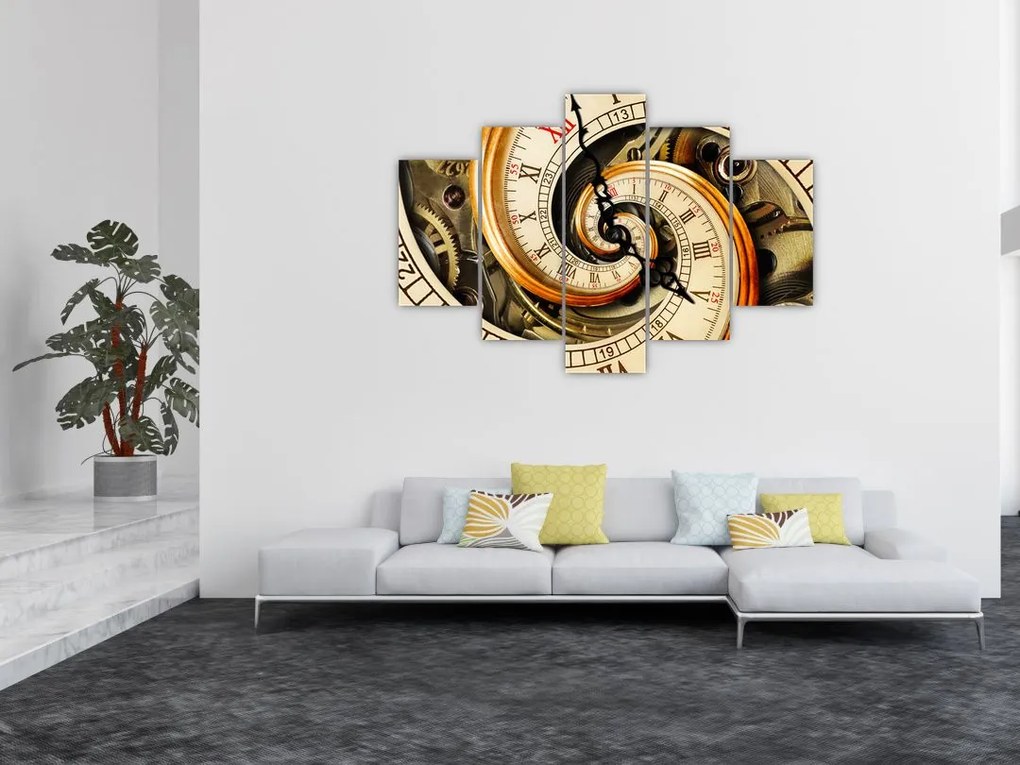 Tablou cu ceas (150x105 cm)