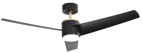 Ventilator LED dimabil de tavan Immax NEO 07280L BEAUTY 18W/230V negru Wi-Fi Tuya + telecomandă